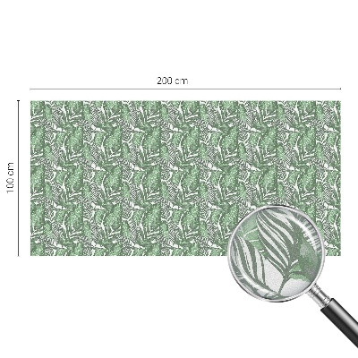 Nepriehľadná fólia na okno Zelená harmónia