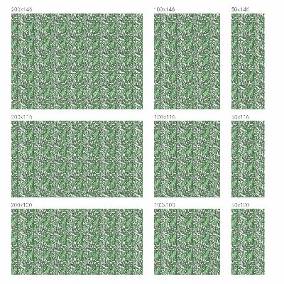 Nepriehľadná fólia na okno Zelená harmónia