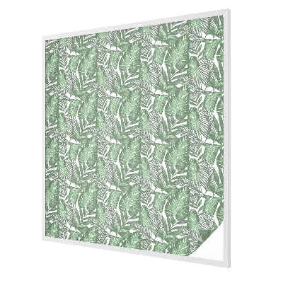 Nepriehľadná fólia na okno Zelená harmónia