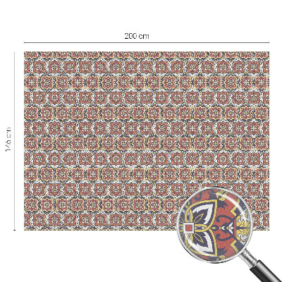 Samolepiaca fólia na sklo vitrážová Kvetinový ornament