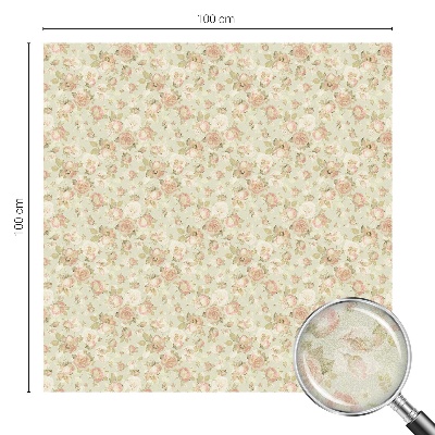 Fólia na sklo na ochranu súkromia Kvetinová elegancia