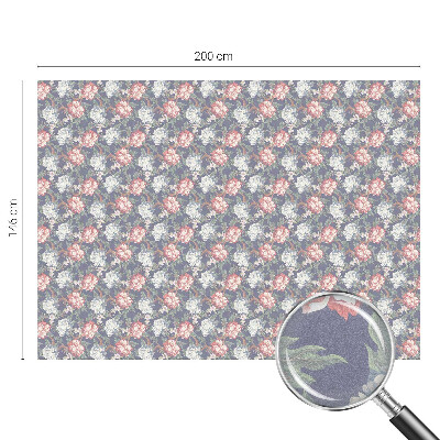 Ochranná fólia na sklo vitráž Kvetinová elegancia