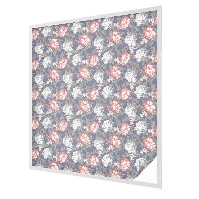 Ochranná fólia na sklo vitráž Kvetinová elegancia