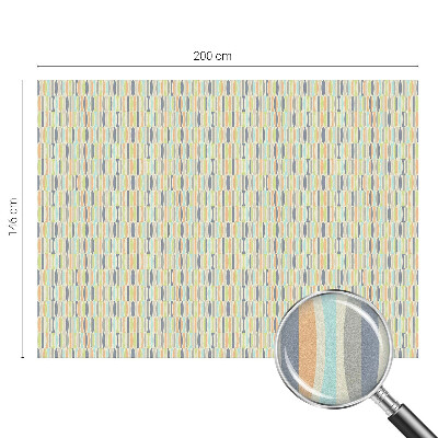 Matná fólia na okno vitráž Oválne vzory