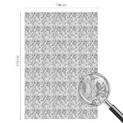 Matná fólia na okno vitráž Kvetinová elegancia