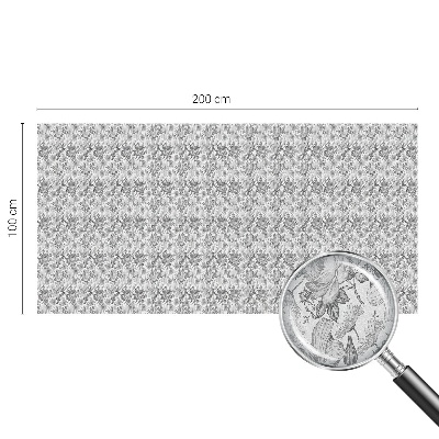 Matná fólia na okno vitráž Kvetinová elegancia