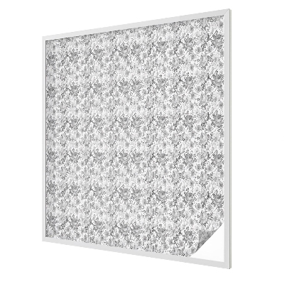 Matná fólia na okno vitráž Kvetinová elegancia