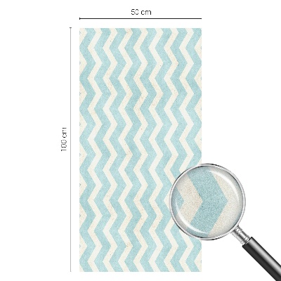 Fólia na sklo na ochranu súkromia Modrý cikcak