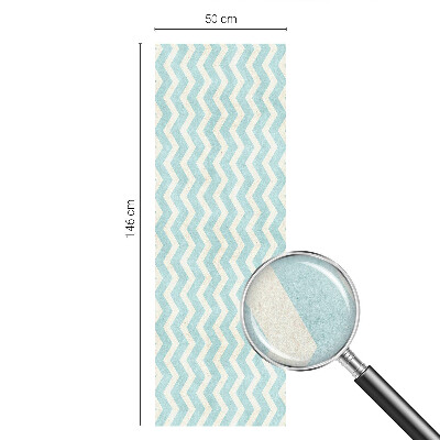 Fólia na sklo na ochranu súkromia Modrý cikcak