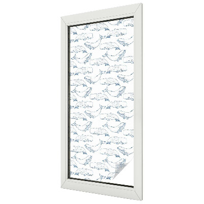 Samolepiaca fólia na sklo vitrážová Morské inšpirácie