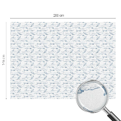 Samolepiaca fólia na sklo vitrážová Morské inšpirácie