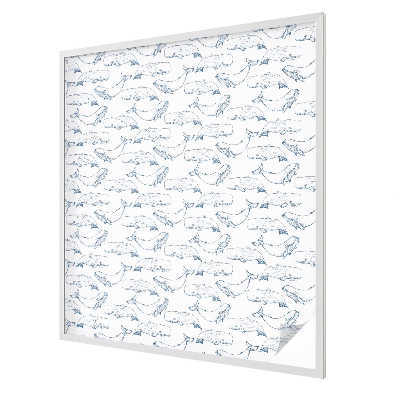 Samolepiaca fólia na sklo vitrážová Morské inšpirácie