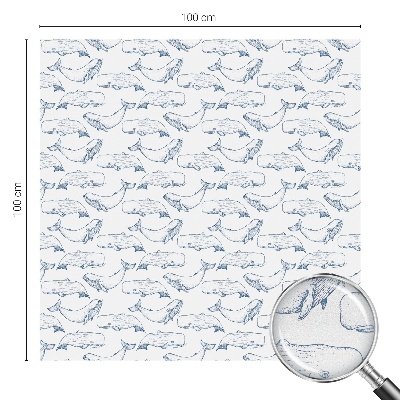 Samolepiaca fólia na sklo vitrážová Morské inšpirácie