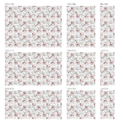 Nepriehľadná fólia na okno Ružové listy