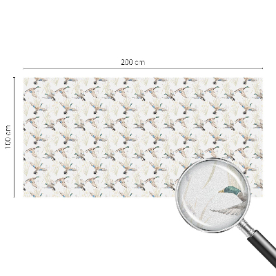 Samolepiaca fólia na sklo vitrážová Vtáky príroda