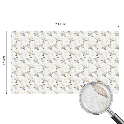 Samolepiaca fólia na sklo vitrážová Vtáky príroda