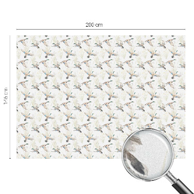 Samolepiaca fólia na sklo vitrážová Vtáky príroda