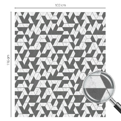 Matná fólia na okno vitráž Geometrické ilúzie