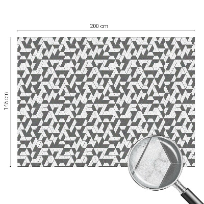 Matná fólia na okno vitráž Geometrické ilúzie