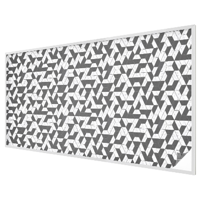 Matná fólia na okno vitráž Geometrické ilúzie