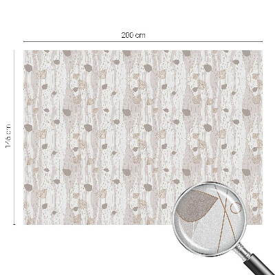 Ochranná fólia na sklo vitráž Elegantné listy