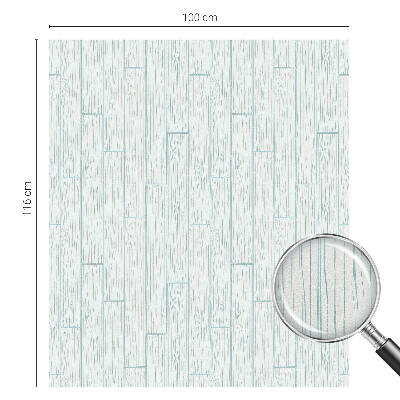 Matná fólia na okno vitráž Drevený vzor