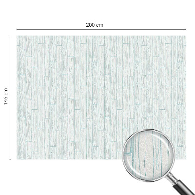 Matná fólia na okno vitráž Drevený vzor