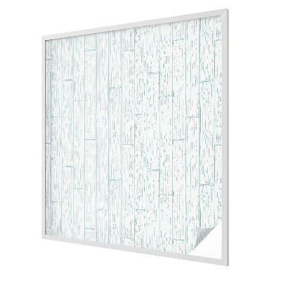 Matná fólia na okno vitráž Drevený vzor