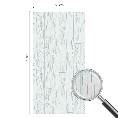 Matná fólia na okno vitráž Drevený vzor