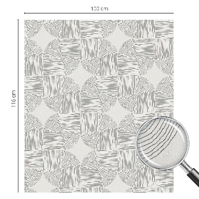 Ochranná fólia na sklo vitráž Pokojná symetria