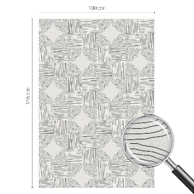 Ochranná fólia na sklo vitráž Pokojná symetria