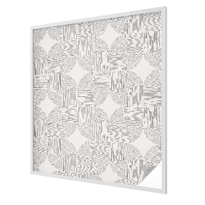 Ochranná fólia na sklo vitráž Pokojná symetria