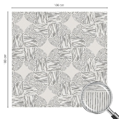 Ochranná fólia na sklo vitráž Pokojná symetria