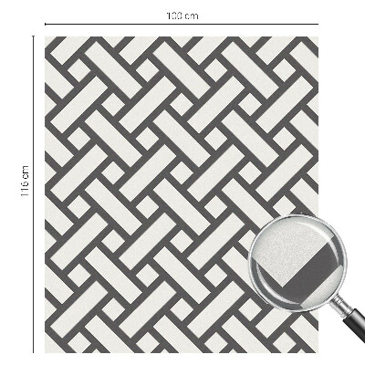 Samolepiaca fólia na sklo vitrážová Prekladanie obdĺžnikov