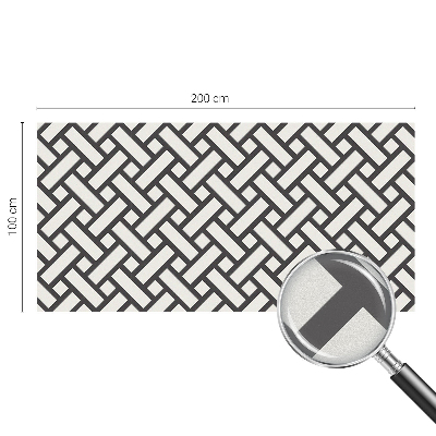 Samolepiaca fólia na sklo vitrážová Prekladanie obdĺžnikov