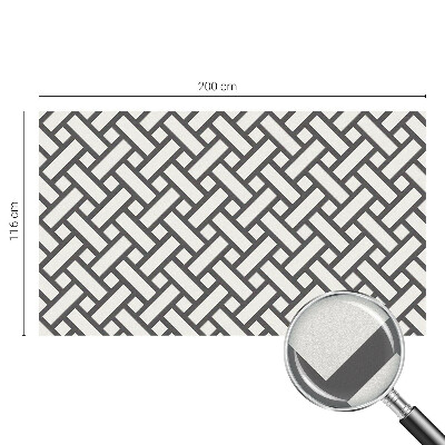 Samolepiaca fólia na sklo vitrážová Prekladanie obdĺžnikov