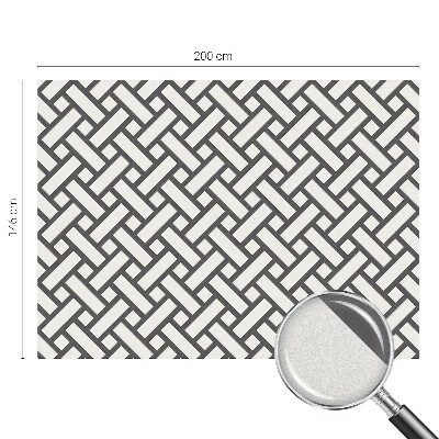 Samolepiaca fólia na sklo vitrážová Prekladanie obdĺžnikov