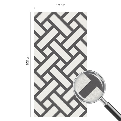 Samolepiaca fólia na sklo vitrážová Prekladanie obdĺžnikov