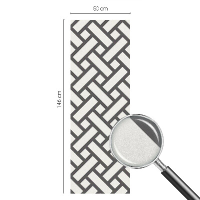 Samolepiaca fólia na sklo vitrážová Prekladanie obdĺžnikov