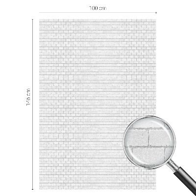 Fólia na sklo na ochranu súkromia Tehlová textúra