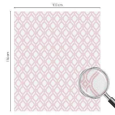 Nepriehľadná fólia na okno Ružové čiary