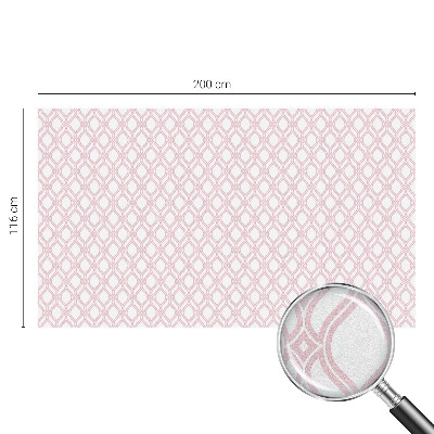 Nepriehľadná fólia na okno Ružové čiary