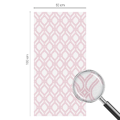 Nepriehľadná fólia na okno Ružové čiary