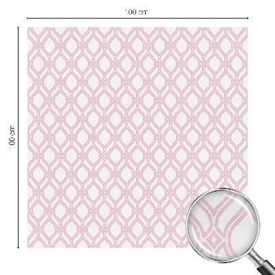 Nepriehľadná fólia na okno Ružové čiary