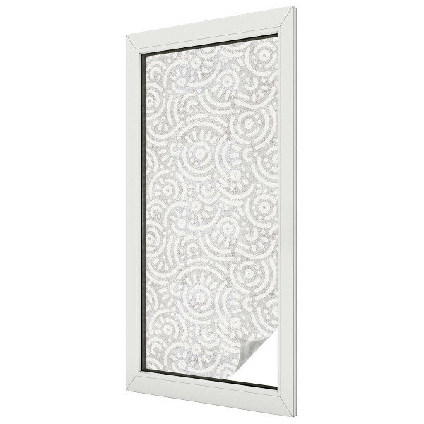 Samolepiaca fólia na sklo vitrážová Geometrická abstrakcia