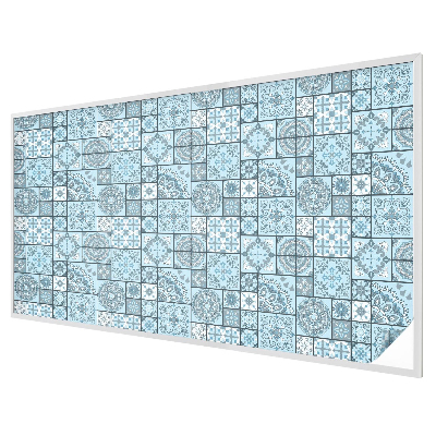 Nepriehľadná fólia na okno Modré dlaždice