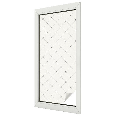 Ochranná fólia na sklo vitráž Geometrická mriežka