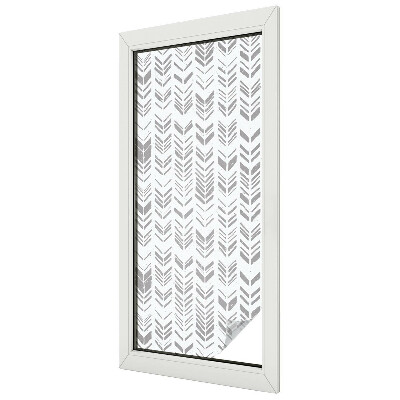 Samolepiaca fólia na sklo vitrážová Vzor šípky