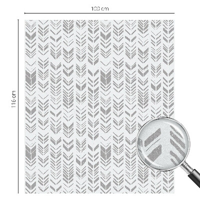 Samolepiaca fólia na sklo vitrážová Vzor šípky