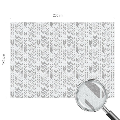 Samolepiaca fólia na sklo vitrážová Vzor šípky